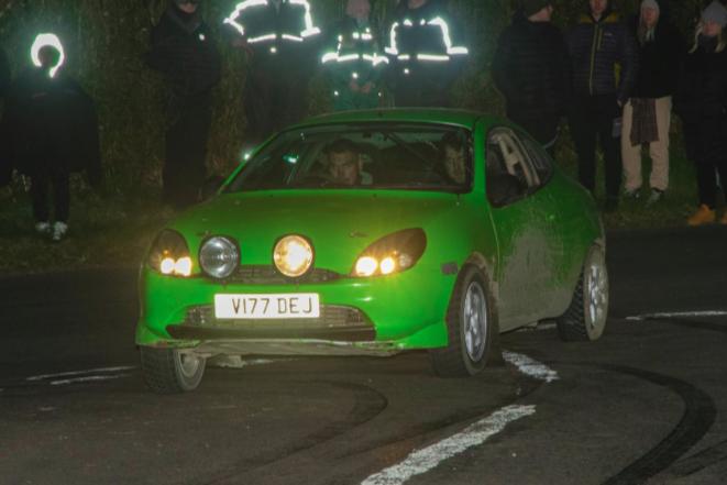 Green Ford Puma Rally Winner